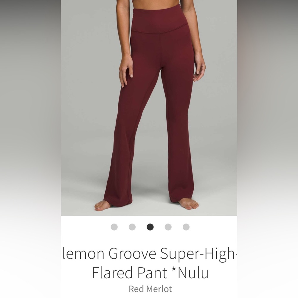 Lululemon SHR Groove Red Merlot